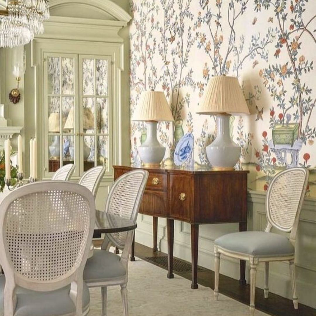 imagen de salón con estilo francés