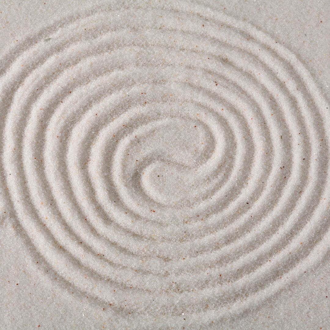 Soul espacios 3_ 0 Feng Shui (3) Círculo en tierra simbolizando el ying y el yang